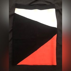 Torn By Ronny Kobo Mali Color Block Skirt